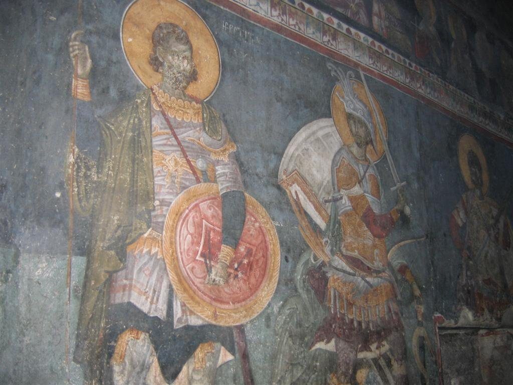 gračanica, freske